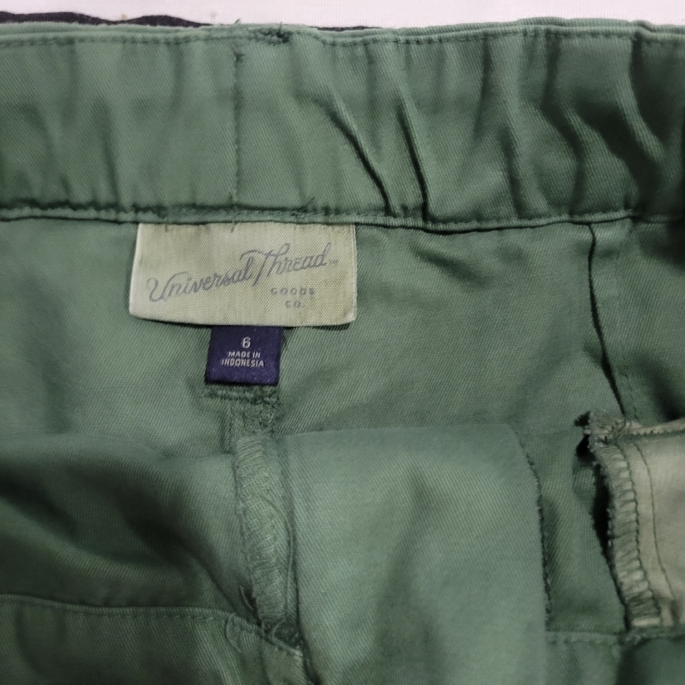 Universal Thread Women's Utility Mini A-line Skirt  Size 6 - Picture 7 of 9